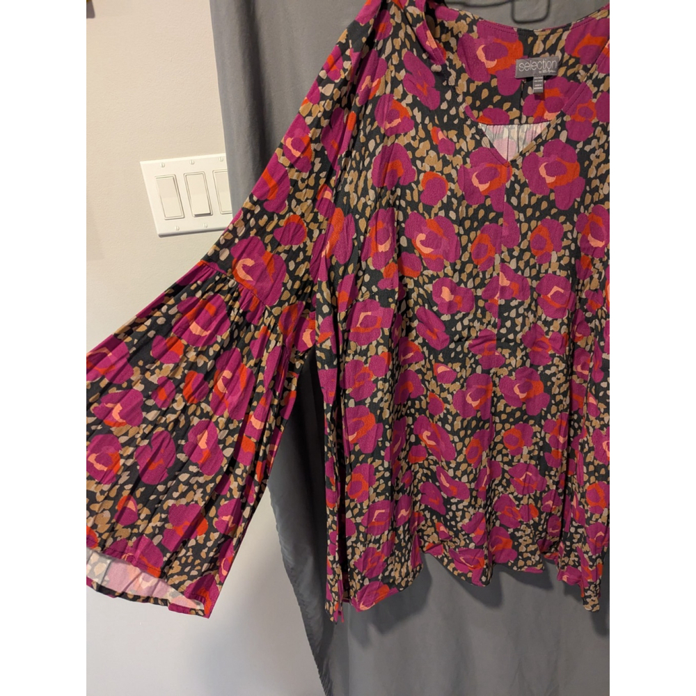 selection by ulla popken Woman's 24/26 Long Sleeve Shirt - Picture 2 of 5
